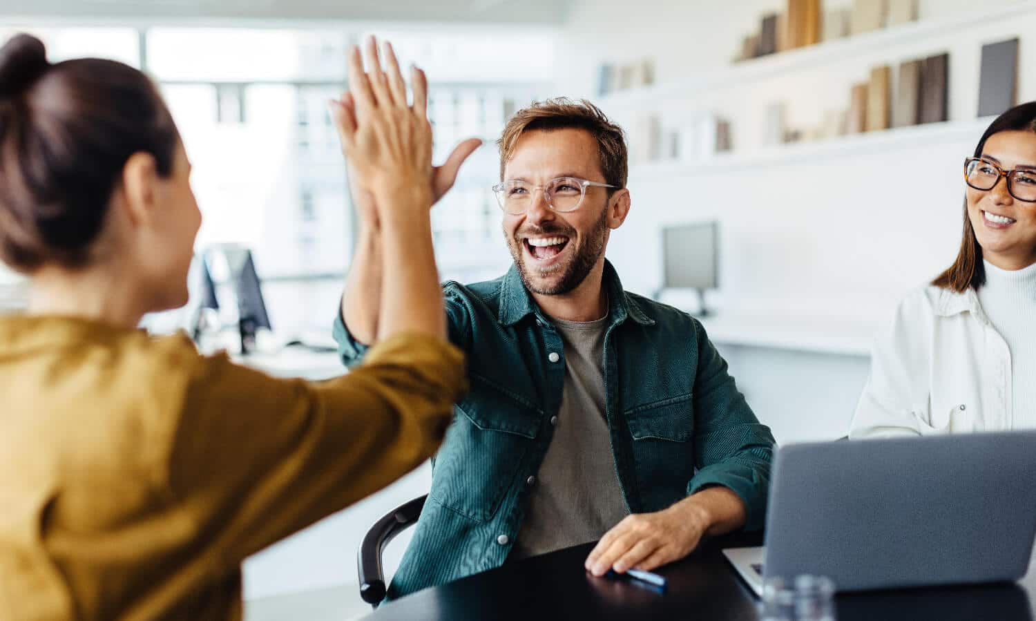 Image de collaborateurs d'une entreprise de bureau